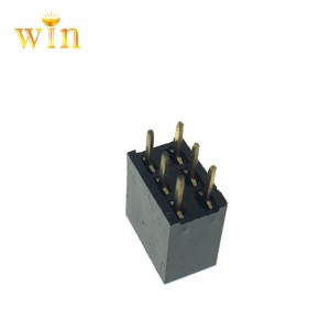 Conector de zócalo de 2,54 mm 2x3p encabezado femenino