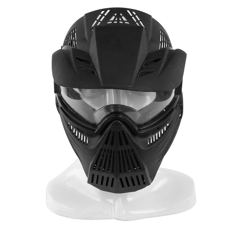 Elong al aire libre 44mA58-BK Airsoft Mask CS juego Máscaras Tácticas Face Airsoft Proteger Face Protection