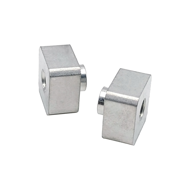 Piezas de titanio de aluminio de latón de acero inoxidable cuadradas Piezas de torneado CNC CNC girando tachuelas de componentes mecánicos