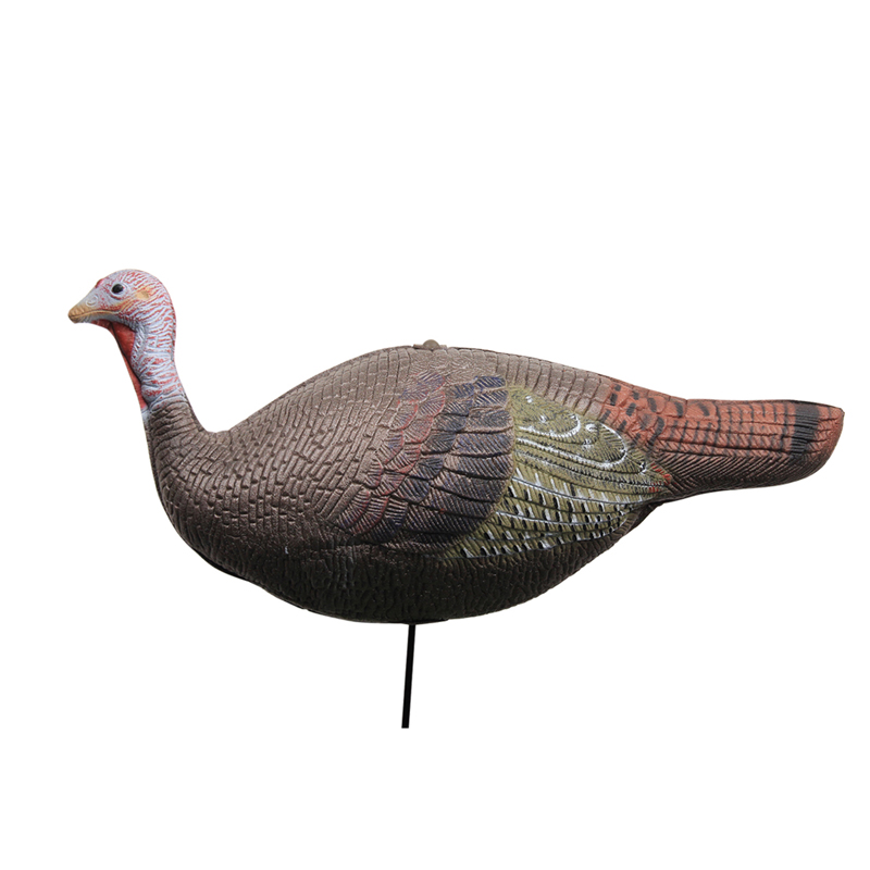 1 par Vida relajada Jake&Hen Turkeys Decoy para la caza con estacas Lleve Bag Lightweight