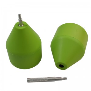 Elong al aire libre 157943 espuma arrow Head CS juego Glue-in Tiry Sponge Arrowhead Puntas de espuma para la práctica de tiro con arco