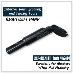 Herramientas de corte de EMET, mecanizado de cubo de rueda de aluminio, herramientas internas de ranurado/external y herramientas de torneado, herramientas de torneado de ranurado profundo, herramientas de ranurado de cara