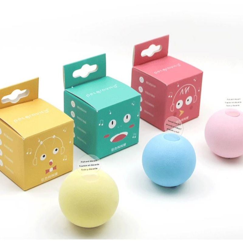 Amazon \\ 's New Pet Gravitational Call Ball Cat Self-Oye Suministros anti-aburridos Tease Cat Stick Mint Ball Ball Toy Toy