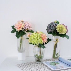 Venta caliente hermosa romántica mesa de boda decoración ramonupcial flor artificial flor