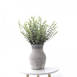 Hojas artificiales de plantas artificiales de una sola rama de alta simulación para vender