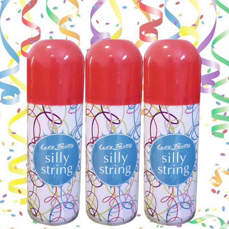 OEM Colorido Siilly String Crazy Cinta para el cumpleaños y la fiesta de Navidad