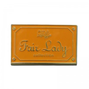 Marca personalizada de alta calidad MATTE MATTE FINE METAL NOMBRE NOMBRE ETIQUETA EQUIPACIÓN DE LA TARJETA DE VISITA DE ALUMINIO DE ALUMINIO PARA EL LOGO PROPIO