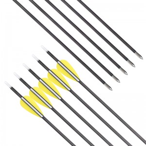 Elong al aire libre 121125 ID3.2mm flecha de carbono puro 32 \\\\ \'\\\\\' Archery Flechas de carbono para disparos y práctica objetivo