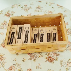 Productos simples VENDIDO MADERA DE MADERA Cesta de envasado