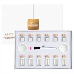 Máscara de venta caliente coreana en polvo blanqueamiento anti arruga hidrohidratante máscara en polvo