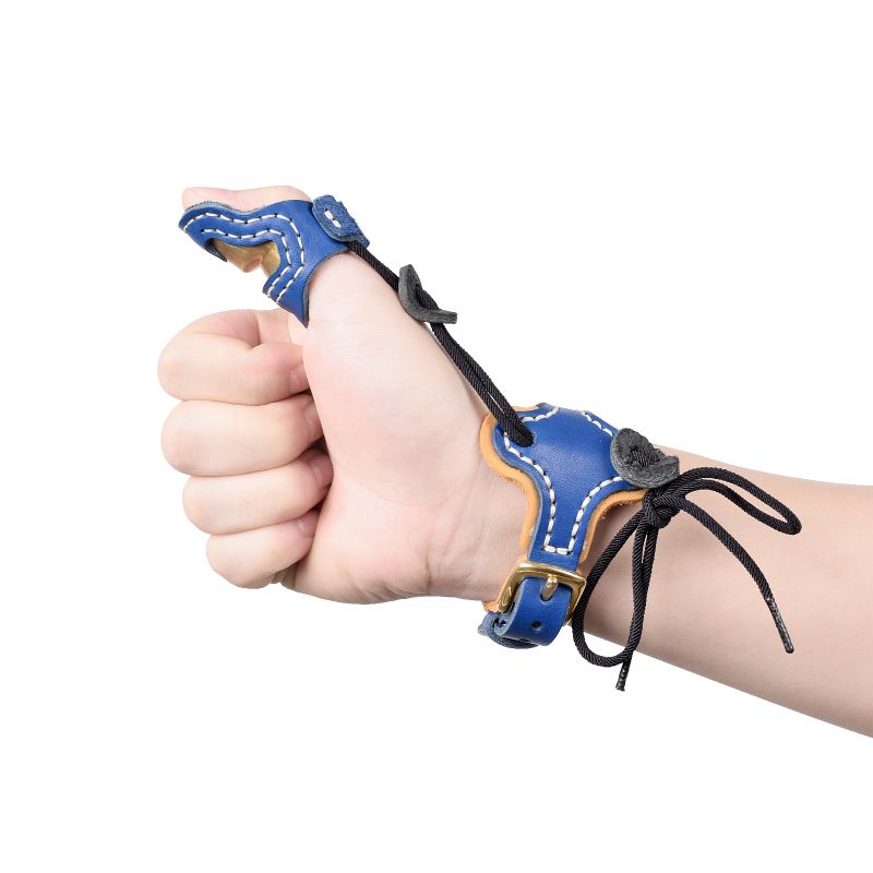 Elongarrow M - SIZE thumb Armor + wristband Shooting Fittings Finger Protection