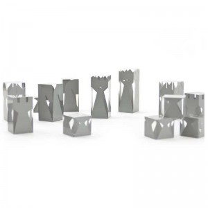 Juguetes clásicos Juego de ajedrez acrílico altamente cristalino