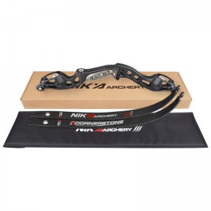 Nika Archery ET-10 62 pulgadas RH Aluminio ILF 19 pulgadas Riser recurve arco
