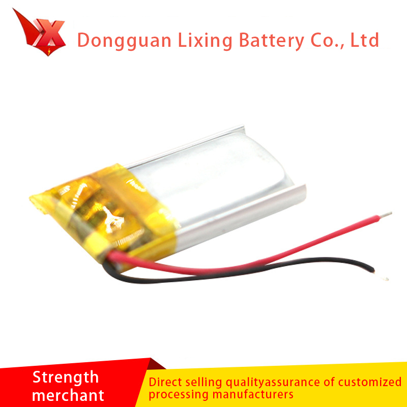 El fabricante suministra batería de polímero de iones de litio de paquete suave 401220-3.7V y batería personalizada de 60 mAh para auriculares Bluetooth