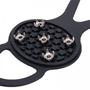 Clases de hielo de siliconanegro personalizados para escalar, senderismo