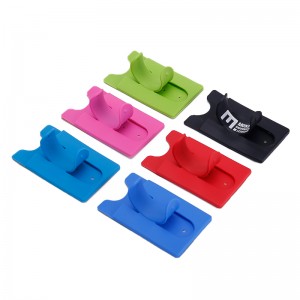 Funda telefónica de billetera de silicona con soporte de tarjeta para casi todos los teléfonos inteligentes