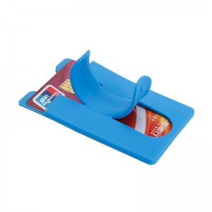 Funda telefónica de billetera de silicona con soporte de tarjeta para casi todos los teléfonos inteligentes