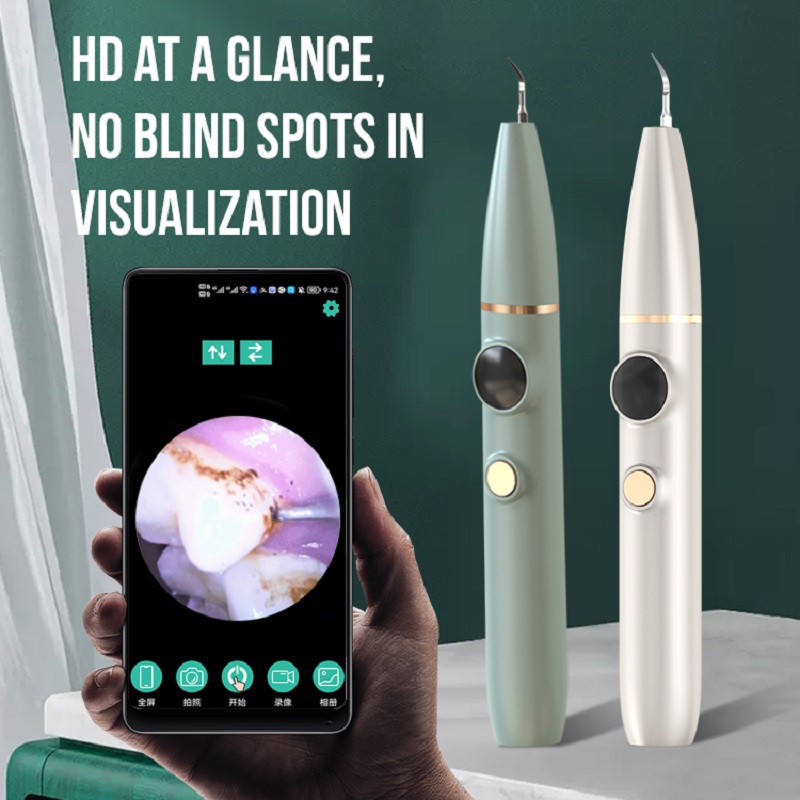 Cepillo de dientes eléctrico Limpiador de dientes ultrasónico visible con cámara