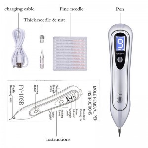 Máquina de eliminación de pecas láser LED Mole Mole Mole Dark Spot Fac Tag Remover Plasma Pen Skin Tag Removal Pen