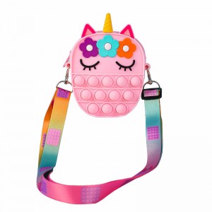 Bolso de burbujas de burbujas de silicona del bolso de la silicona