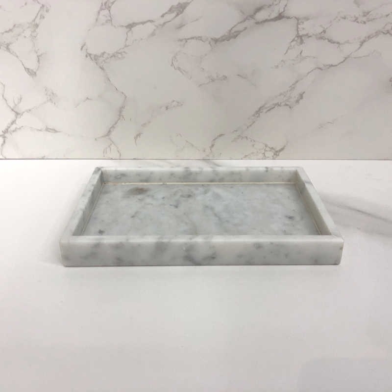 Wholesale accesorios de baño de mármol reales conjuntos de soporte de cepillo de inodoro