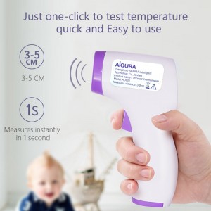 CE aprobado por la fiebre clínica médica Head Hogar Non Contacto Temperatura Frente Termómetro de cuerpo infrarrojo digital