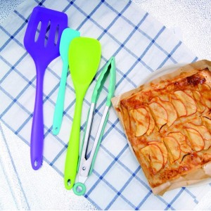 Espátula de silicona, conjunto de utensilios de silicona de cocina, herramientas de cocina antiadherentes