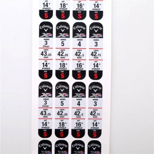 Club de golf Etiquetas personalizadas
