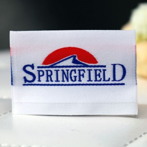 Soporte personalizado ropa tejida etiquetas