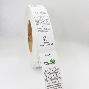 Etiqueta de rollo imprimible