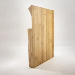 Conjunto de organizador de bloques de bloques de bambúnatural