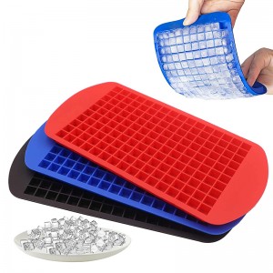 Diseño personalizado, silicona Mini Cube de hielo Bandejas para escalofriante cóctel de whisky