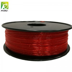 Impresora 3D PINRUI 1.75mm PLA brillante brillante Filamento de brillo para impresora 3D