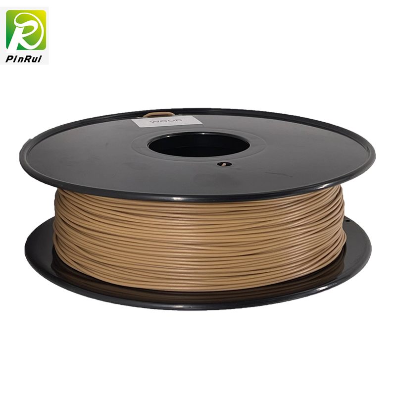 Impresora 3D Pinrui 1.75mm Filamento de madera oscuro para impresora 3D