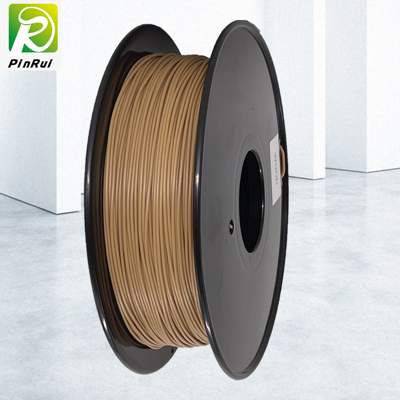 Impresora 3D Pinrui 1.75mm Filamento de madera oscuro para impresora 3D