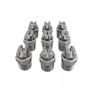 Boquilla de ventilador plano de acero inoxidable