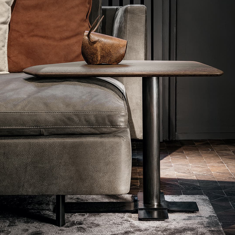 Mesa moderna de madera sólida de la mesa de café de la mesa de café de la altura multifunción del sofá ajustable del sofá ajustable