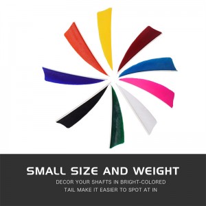 Elongarrow 172313 3inches Shield Turquía pluma para flechas de tiro con arco