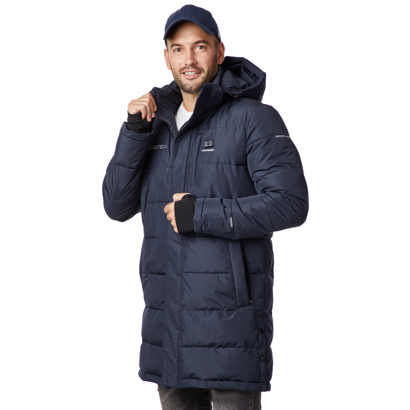 Nueva llegada de la chaqueta con calefacciónnegra personalizada para hombres.
