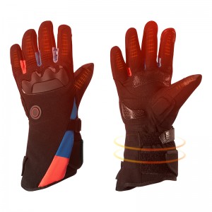 Guantes con calefacción eléctrica impermeable para la motocicleta, batería recargable