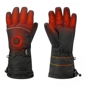 Guantes de batería unisex con calefacción, guantes recargables calentados eléctricos para la motocicleta de invierno