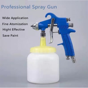 PAQ-2 Air Spray Gun 2.0 mm Boquilla OEM Fábrica de plástico Metal de alta eficiencia Atomización de alta eficiencia Herramientas de pinturaneumática para automóviles y muebles