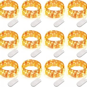 Luz de cobre de la batería