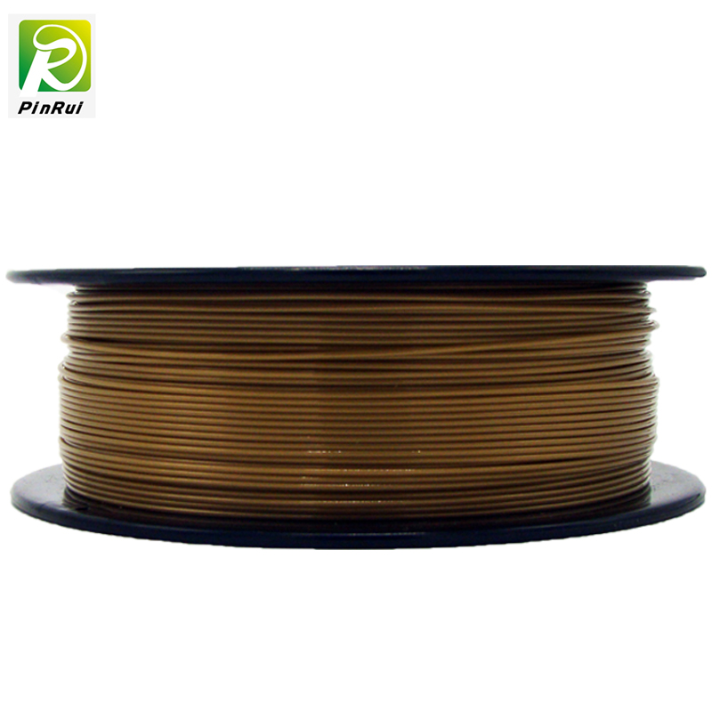 Pinrui de alta calidad 1kg 3D PLA PLA FILAMENTO Color del oro