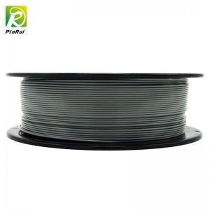 Pinrui de alta calidad 1kg 3D PLA Impresora Filamento Gris Color Gris