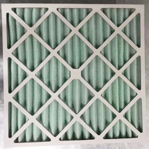 MERV8 marco de papel Eficiencia primaria PRE Panel Filtro de aire HVAC para la granja de pig