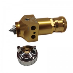 Pistola de pulverización automática de aire de aire 0.8/1.2 mm Boquilla Atomización industrial Herramienta de pinturaneumática de baja presión ajustable para robot