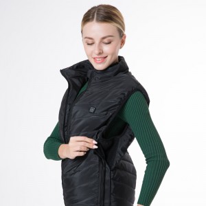 Chaleco de calefacción eléctrica de moda de invierno de moda, chaleco de calefacción para la temporada de invierno