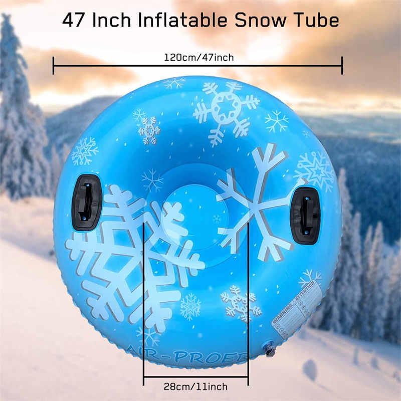 Juguetes al aire libre inflables de invierno, resistente al frío espesado, tubo denieve inflable de PVC