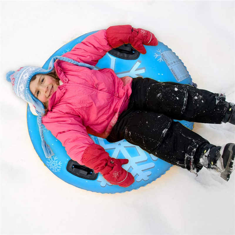 Juguetes al aire libre inflables de invierno, resistente al frío espesado, tubo denieve inflable de PVC